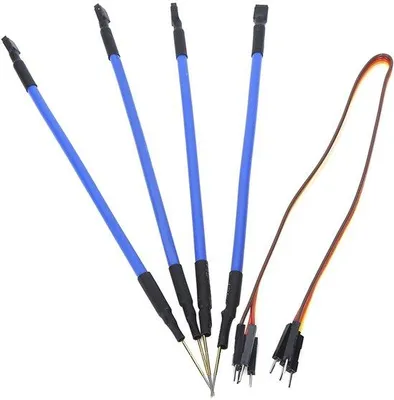 Productafbeelding van Set van kunststof- en stalen sondes met diagnose-instrument