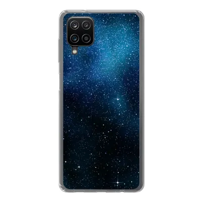 Produktbild von MuchoWow® Handyhülle Schutzhülle Hülle für Samsung Galaxy A12 Galaxie - Nacht - Galaxie - Jungen - Mädchen - Kinder Silikon Softcase Handy Hülle - Bild