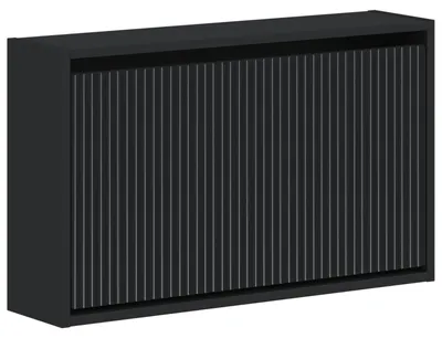 Produktbild von vidaXL Wandmontierter Schuhschrank ARNHEM 71 x 17 x 43 cm Schwarz