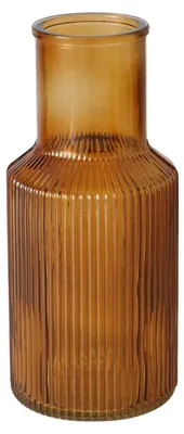 Image de Vase en verre rayé MISAM, 22 cm