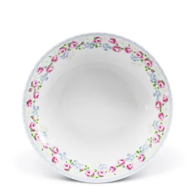 Image de Assiette creuse, 22 cm, RoseLine, fleurs, Leander, porcelaine tchèque Sans monogramme : sans monogramme