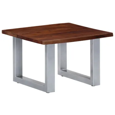 Obrázek produktu pro Konferenční stolek s živou hranou 60x60x40 cm masivní akácie