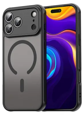 Zdjęcie produktu dla Techsuit - HaloFrost II MagSafe etui do iPhone 17 Pro - czarne