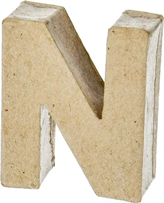 Produktbild von Buchstabe, N - H 5 x B 4,2 x T 2 cm