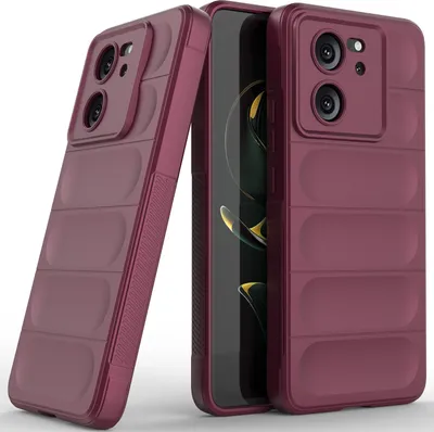 Obrázek produktu pro Pouzdro pro Xiaomi 13T / 13T Pro / Redmi K60 Ultra Měkké TPU Silikonové Nárazuvzdorné Ochranné Pouzdro Bordó