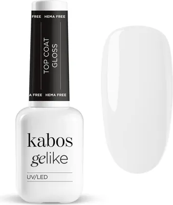 Produktbild von Kabos Gelike Hybrid Top Coat Gloss 10ml | Überlack