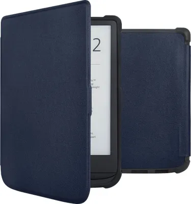 Produktbild von imoshion Slim Soft Case Klapphülle Pocketbook Touch Lux 5 / HD 3 / Basic Lux 4 / Vivlio Lux 5 - Dunkelblau