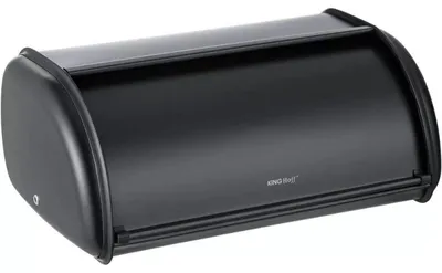 Obrázok produktu pre Chliebna krabica Kinghoff KH 1723, 36 cm, Ľahká a pevná konštrukcia, Oceľ, Čierna