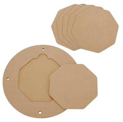 Immagine prodotto di Piastra di supporto in Vetroceramica portatile con cuscinetti esagonali