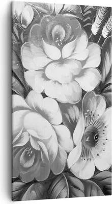 Produktbild von Bild auf Leinwand - Leinwandbild - Blume Blumenstrauß Blatt - 45x80cm - Wand Bild - Wanddeko - Leinwanddruck - Bilder - Kunstdruck - Wanddekoration - Leinwand bilder - Wandkunst - PA45x80-3896