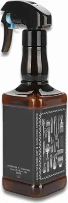 Produktbild von Sprühflasche 500 ml Kunststoff Friseur Sprühflasche Salon Friseur Haarwerkzeuge Wasserzerstäuber (Braun)