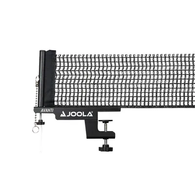 Produktbild von JOOLA Tischtennisnetz AVANTI - Indoor Garnitur Freizeitsport - Netzspannung verstellbar, Schwarz, 183 CM x 15,25 CM