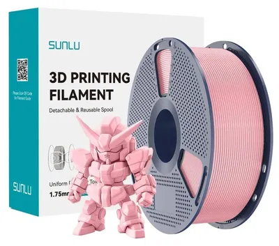 Produktbild von PLA+ 2.0 - PLA-Filament für 3D-Drucker - 1,75 mm - 1 kg - Hohe Zähigkeit - Sakura Pink