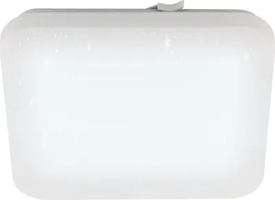 Produktbild von EGLO LED Deckenlampe Frania-S, Sternenhimmel Deckenleuchte mit Kristall-Effekt, Wandlampe, Lampe für Badezimmer und Küche, neutralweiß, IP44, 33x33 cm