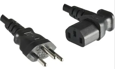 Produktbild von Microconnect PE160418A, 1,8 m, Netzstecker Typ J, C13-Koppler, H05VV-F3G, 250 V, 16 A
