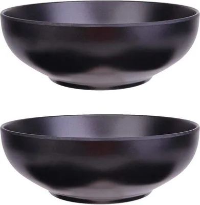 Image de Assortiments de ramen japonais - Mélamine - Noir - 19 cm