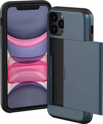 Produktbild von imoshion Backcover mit Kartenfach iPhone 11 Pro - Dunkelblau