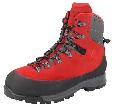 Produktbild von HAIX Protector Forest 2.1 Schnittschutzstiefel Klasse 2 rot Nubukleder - Größe: UK 9,5