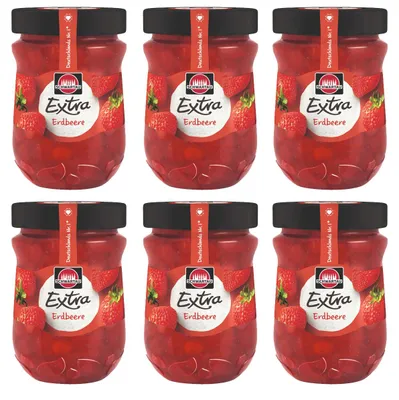 Immagine prodotto di Schwartau Extra Fragola Colazione Frutta Spalmabile vegan 340g confezione da 6 pezzi
