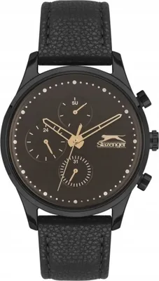 Obrázok produktu pre Pánske hodinky SLAZENGER SL.09.6387.2.01 v čiernej farbe, módny darček.