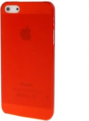 Produktbild von Schutzhülle Ultra Dünn Hülle für Apple iPhone SE Transparent Rot
