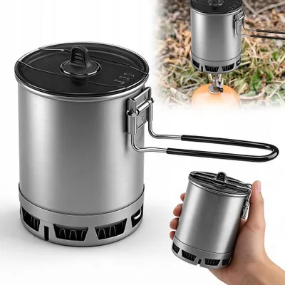 Produktbild von IN BXLYGG3116 Ultraleichter faltbarer Campingtopf 600ml
