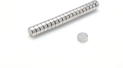 Produktbild von Neodym Magnete 7 x 3 mm 1 Stück mm N38, Extrem stark, Magnettafeln, Kühlschränke, Whiteboards, DIY