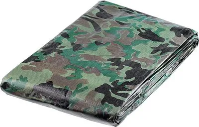 Produktbild von Famanu Abdeckplane - schützendes, verstärktes Gewebe - Camouflagefarben