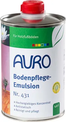 Produktbild von Nr. 431 - Bodenpflege Emulsion 1L | AURO