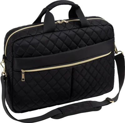 Image de INF Sacoche Ordinateur Portable 15.6" pour MacBook Pro - Élégant et Pratique Le noir