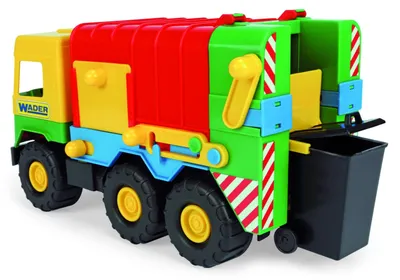 Produktbild von Wader 32380, Müllwagen, 1 Jahr(e), Grün, Rot, Gelb
