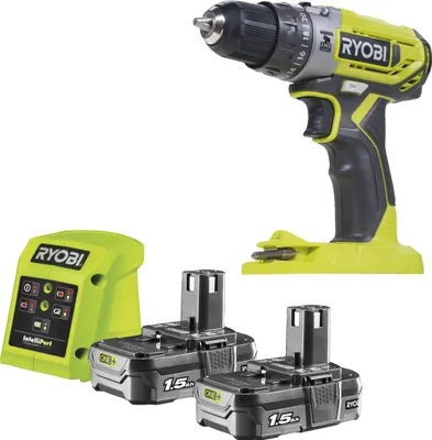 Immagine prodotto di Trapano a percussione Ryobi R18PD2-215G 18V (2x 1,5Ah)