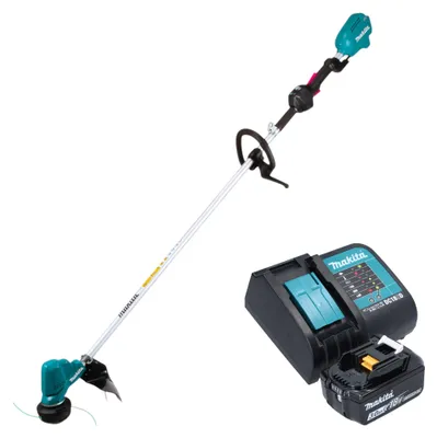 Zdjęcie produktu dla Makita DUR 190 LSFX9 akumulatorowa podkaszarka do trawy 18 V 300 mm bezszczotkowa + 1x akumulator 3,0 Ah + ładowarka