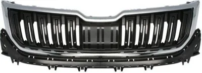 Produktbild von BLIC 6502-07-7528991P Kühlergrill Frontgrill für SKODA Kodiaq (NS7) Chrom Schwarz