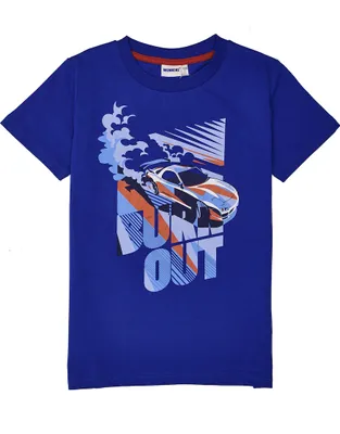 Produktbild von Jungen-T-Shirt Burn Out  - Dunkelblau - 152
