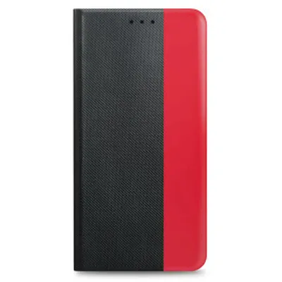 Image de prio Housse / étui avec fonction support pour Samsung S22 noir-rouge
