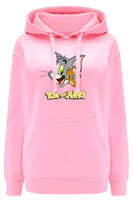 Produktbild von Damen Kapuzenpullover Hoodie Tom i Jerry 017 Tom & Jerry Pink L