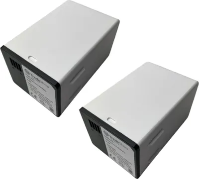 Produktbild von 2x Trade-Shop Li-Ion Ersatz-Akku 3,6V / 15000mAh kompatibel mit Arlo Go 2, Pro 3, Pro 4, Pro 4X, Ultra 2, VML2030, FB1001, VMA5400 Überwachungskamera