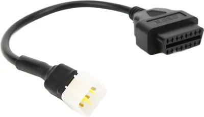 Obrázek produktu pro 6pinový diagnostický adaptér OBD2 Plastový nástroj pro detekci závad motoru pro motocykly Delphi