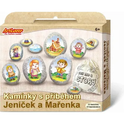 Immagine prodotto di ARTLOVER ciottoli con una storia - Hansel e Gretel