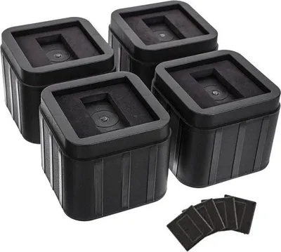 Produktbild von Famanu Möbelverhöher 7,6 cm - geeignet für Betten, Tische und Stühle
