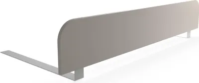 Produktbild von regalik Bettgitter Rausfallschutz Kinderbett 120x20 cm – Kaschmir Stabile Absturzsicherung ohne Bohren – Einfache Montage unter der Matratze