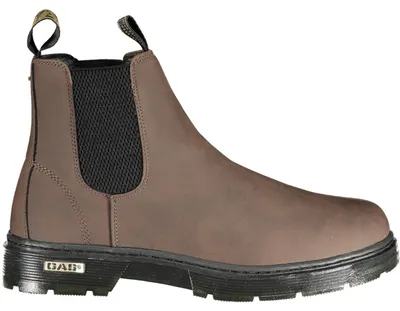 Produktbild von Damen Stiefelette Braun mit Elastikeinsätzen und Kontrastdetails