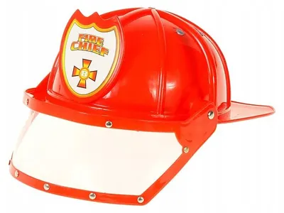 Produktbild von Adar Kinder Feuerwehrhelm Kostüm Karneval rot