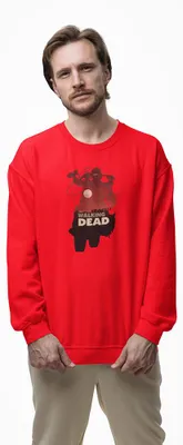 Produktbild von D&B Design Uni Pullover SWMO00073 Walking Dead Rot-Größe 3XL