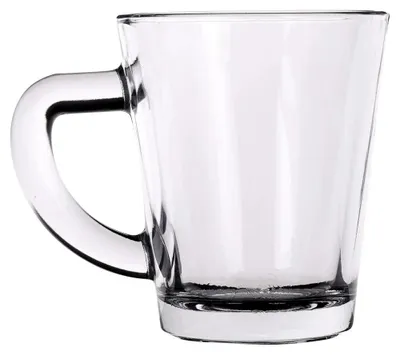 Image de Verres à espresso - Tasses à café - 70 ml - Lot de 6 - Verre - Avec anse