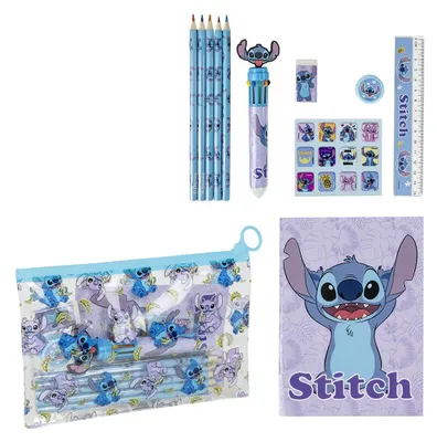 Zdjęcie produktu dla CERDÁ – Zestaw do pisania dla dzieci Disney Stitch – zestaw artykułów szkolnych