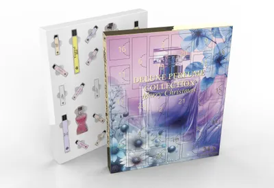 Produktbild von Deluxe-Parfümkollektion Adventskalender Lila Edition – 24 Düfte (1 Stück)