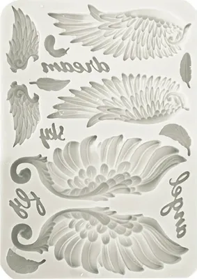 Image de Moule en silicone - Stamperia - Ailes