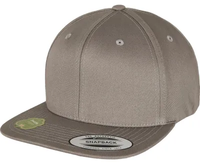 Produktbild von Organic Baumwolle Snapback Cap,pale grey